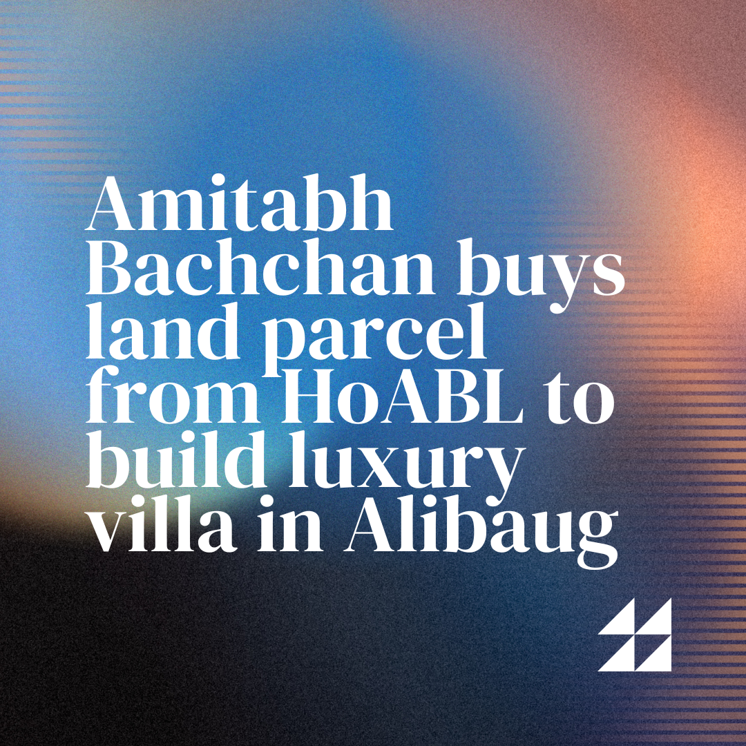 Amitabh Bachchan buys land parcel from HoABL to build luxury villa in Alibaug